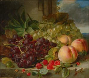 Stilleben med frukt, 1862